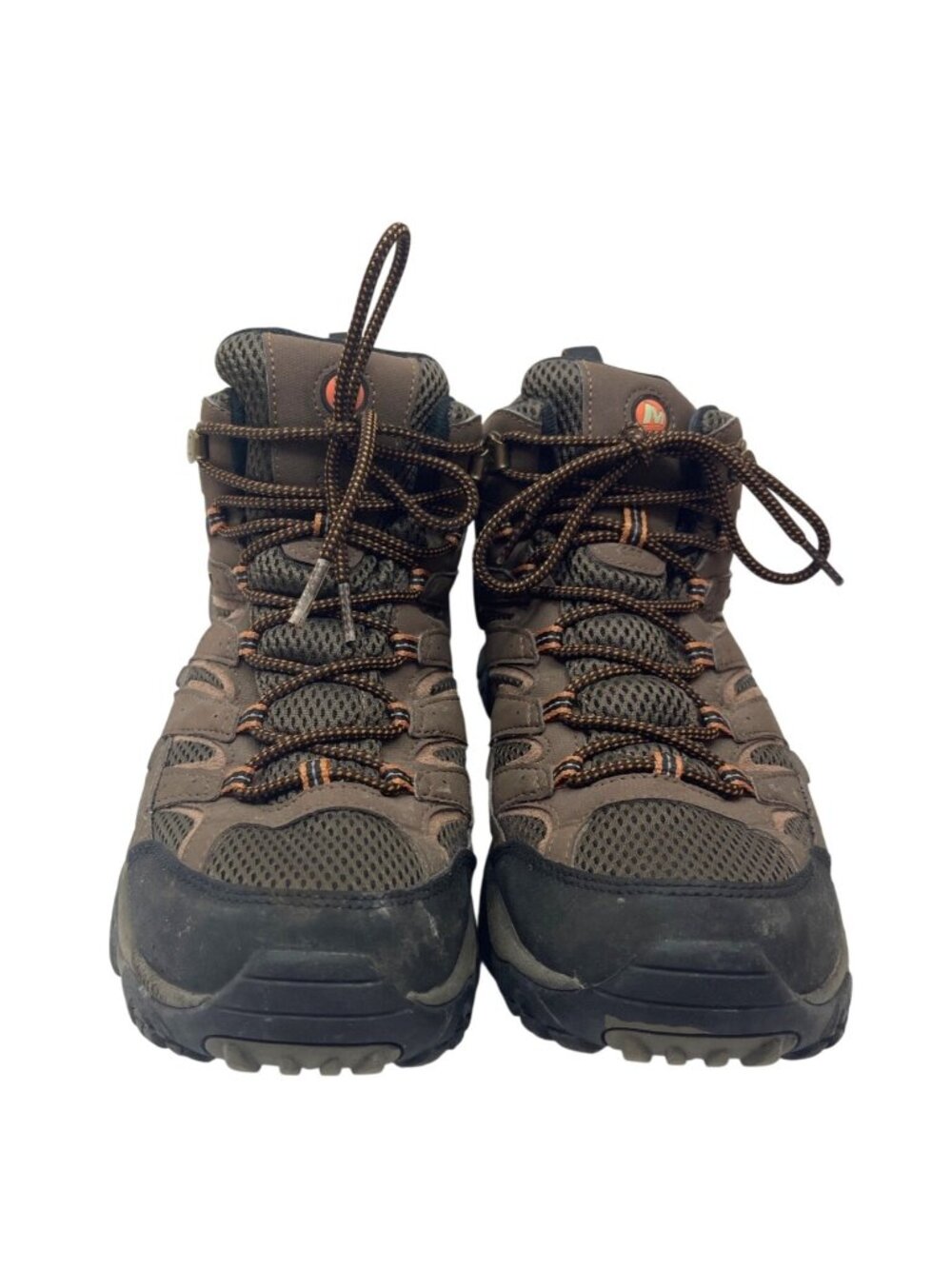 Merrell Mens Gore-Tex Hiking Boots Brown 11.5 US Vibram Sole Durable Outdoor Gea